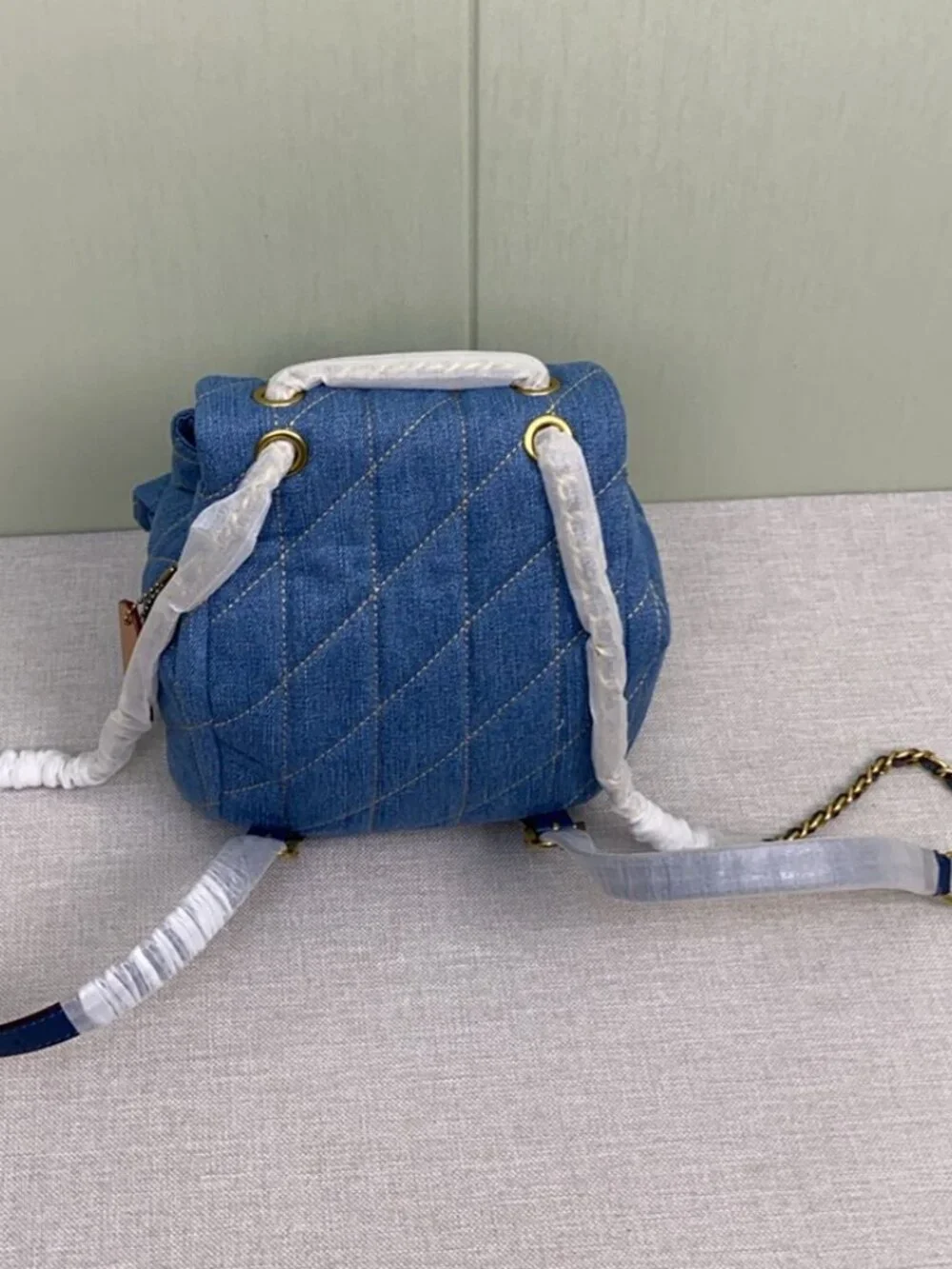 Coach denim antique
